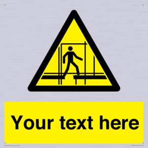 Custom Scaffold Incomplete Sign